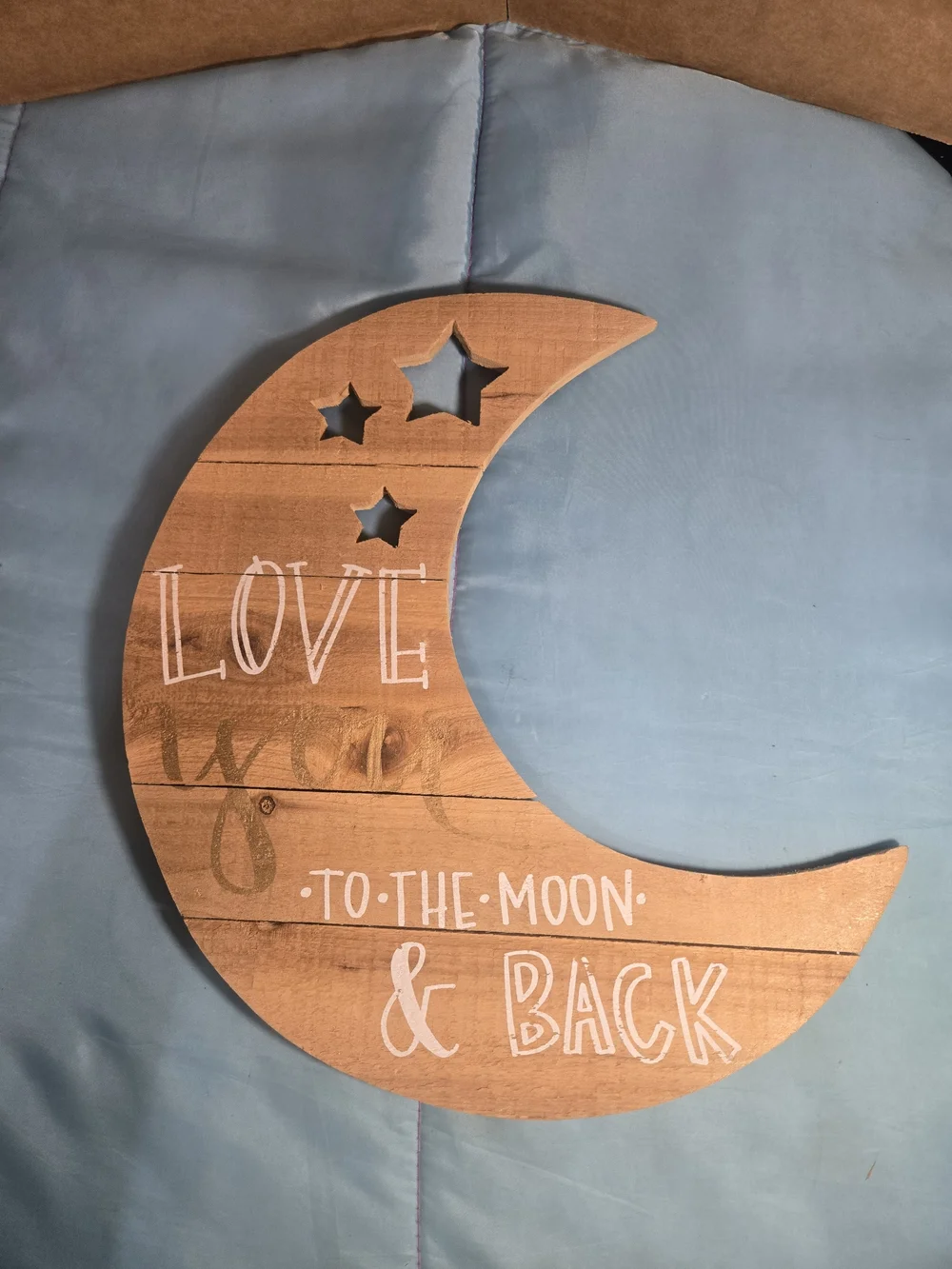 Hobby Lobby wooden crescent